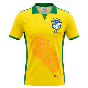 Camiseta Amarela Copa do Mundo Puffiz