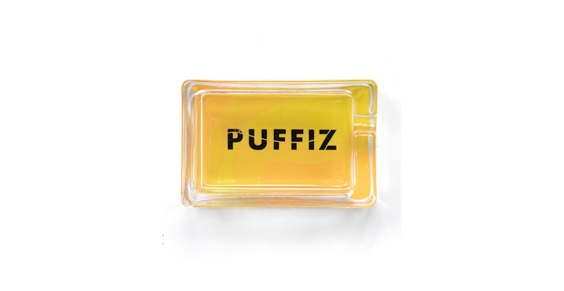 Cinzeiro Retangular de Vidro Puffiz