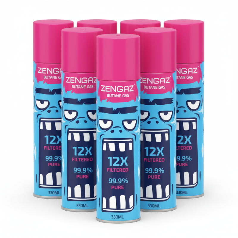 Gás Butano Zengaz 12x Filtrado - Fluido para Maçaricos