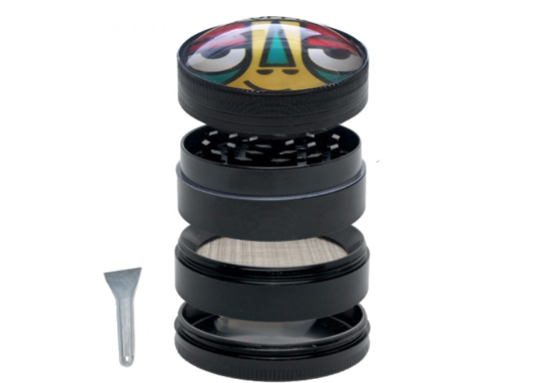 Dichavador de Metal com Acrílico 4 Partes Puffiz